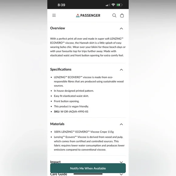 Passenger Hannah skirt in tile wine maxi skirt - Picture 8 of 12